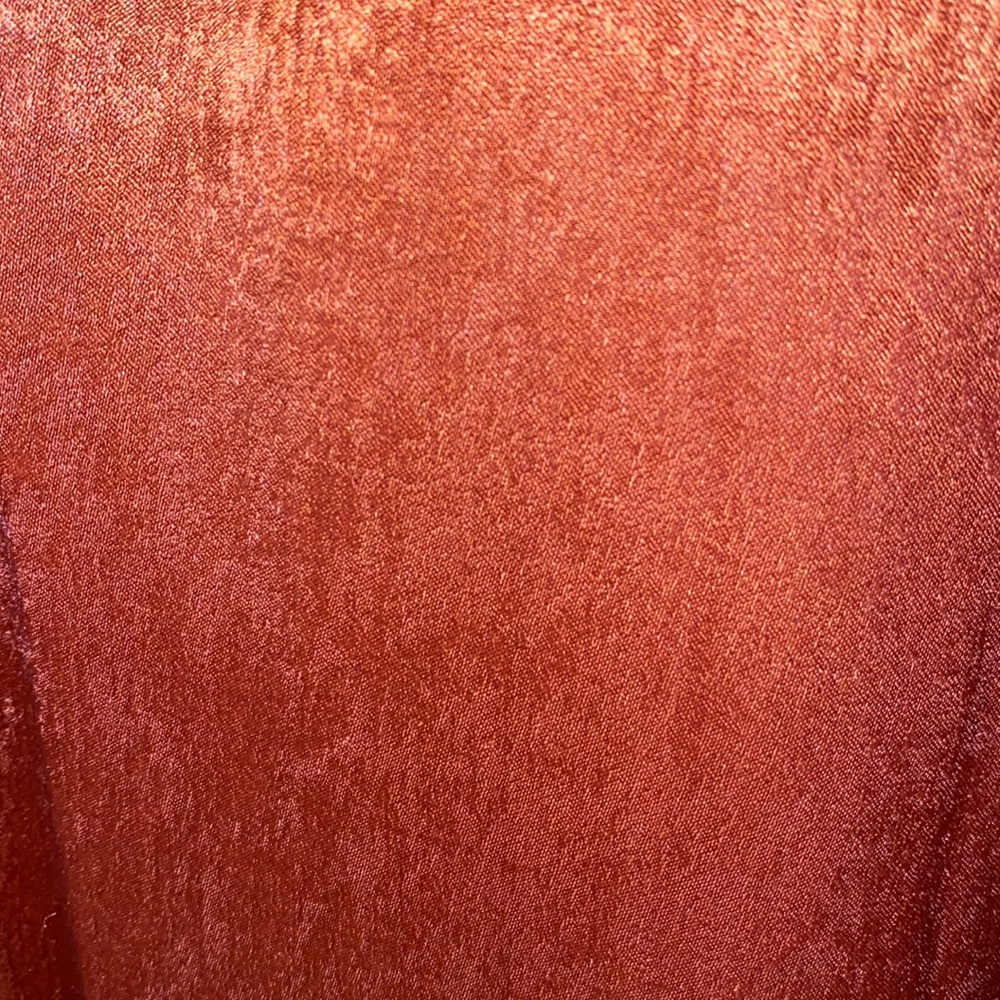 Rust Colored Duster Drawstring - image 2